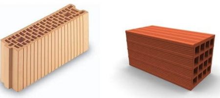 hollow clay brick units