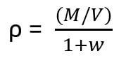 Dry Density Calculation Formula for Soil