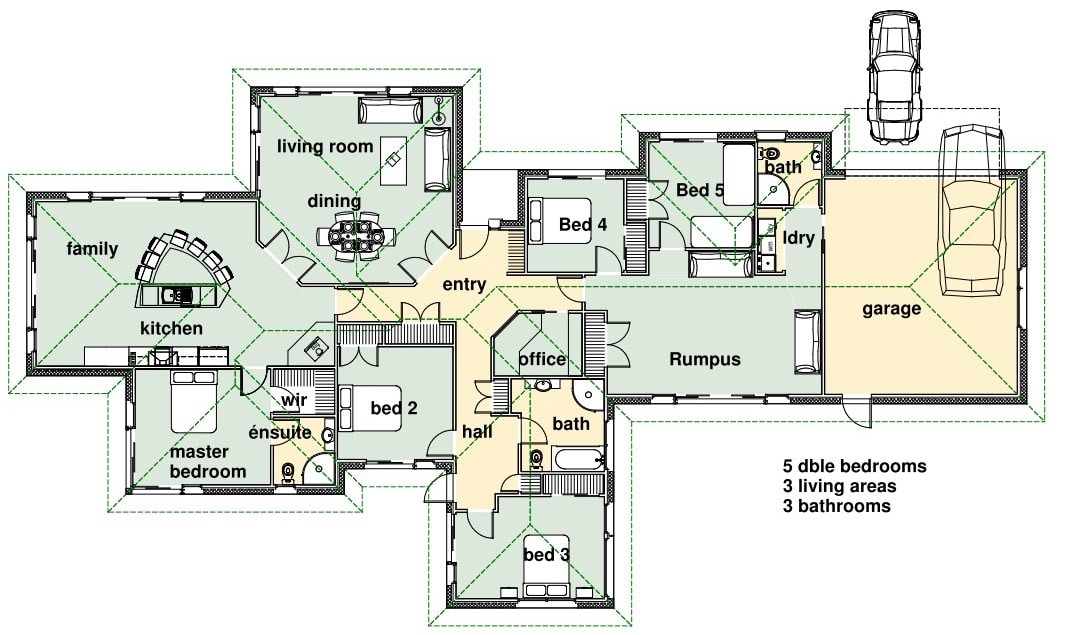 Standard Size Of Rooms In Residential Building And Their