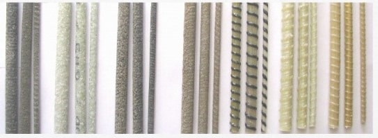 Various Types of FRP Bars for Masonry Structures
