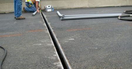 Fig 4: Expansion Joint in pavement