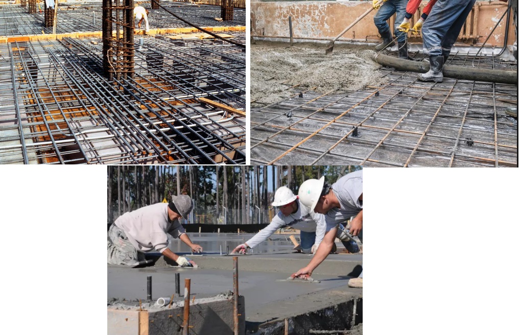 Concrete Floor Slab Construction Process
