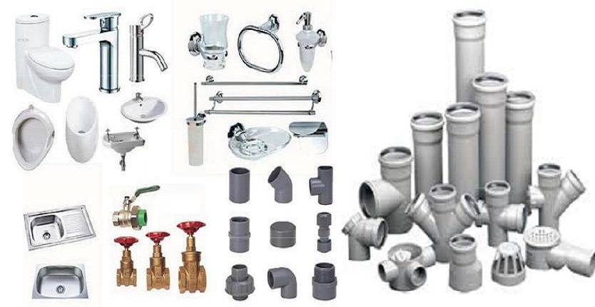 Plumbing And Sanitary Items Used In Building Construction The