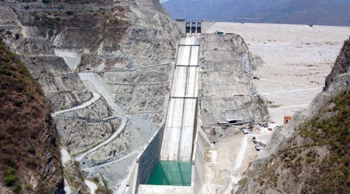 Chute Spillway, Tehri Dam, India