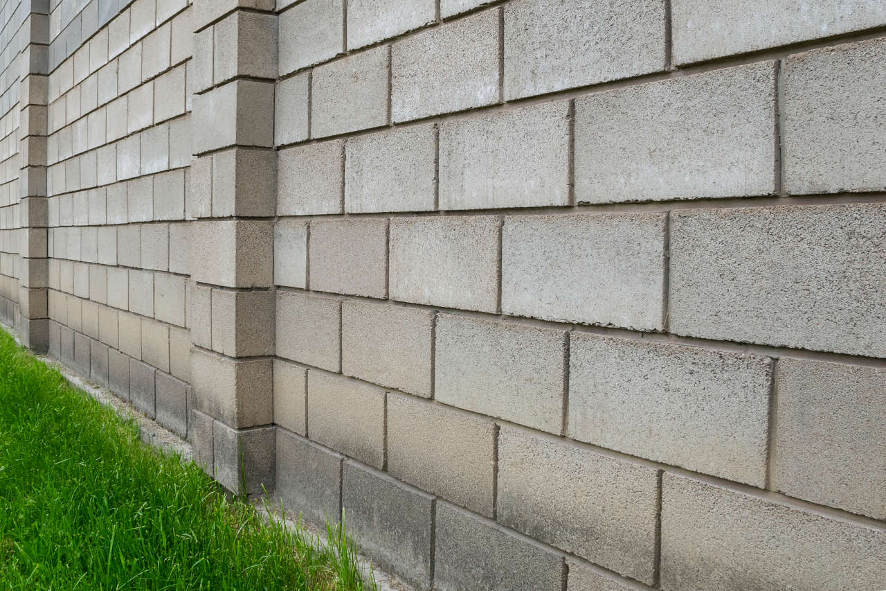 ideas to cover concrete block wall