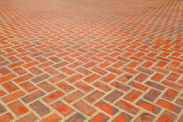 Brick On-Edge Flooring